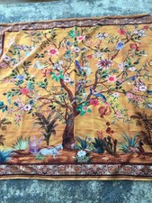 Beautiful Jungle Theme Scarf Wild animals and Flowers- Possibly Tablecloth