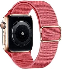 Watch Band 38/40/41mm Soft Stretchy Elastic Nylon Loop for Apple...