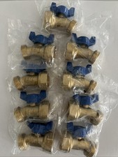 Quarter-Turn Female Hose Bibb Brass 3/4" FIP 102-454EB