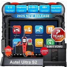 2025 Top Autel MaxiSys Ultra S2 AI Scanner Tool Up of Ultra MS909 MS919 S2 VCMI2