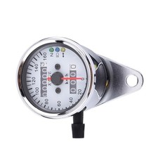 Universal Motorcycle Speedometer, 12V LED Motorcycle Odometer Speedometer