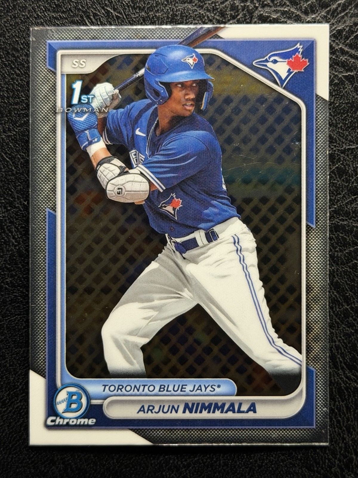 2024 Bowman Chrome Prospects #BCP-142 Arjun Nimmala - Toronto Blue Jays