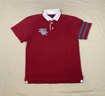 Gap Kinder Rugby Shirt rot Alter 12 Kurzarm bestickt