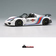Porsche 918 Spyder Weissach Package White Martini 1:43 Make Up EIDOLON EM812A