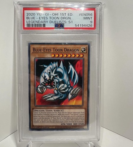 Blue Eyes Toon Dragon LDS1-EN056 PSA 9