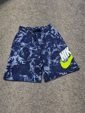 Nike Sportswear Gel Tie-Dye French Terry Shorts Blue & Green Medium