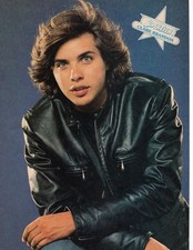 Clark Brandon pinup black coat SuperTeen picture Brooke Shields photo clipping