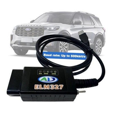 ELM327 USB Cable Scanner/Code Reader,OBD2 to USB Programming Adapter with CAN 