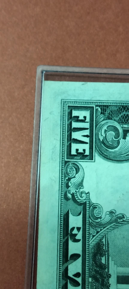 1963 RED SEAL Legal Tender $5 Choice Unc Note Serial #A4225300A - Image 4 of 4