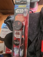  RARE FIREFLY Star Wars DARTH VADER Soft Toothbrush Travel Kit DISNEY