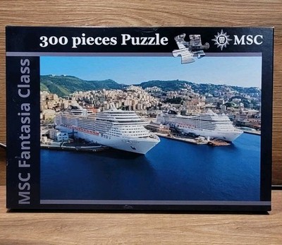 Ravensburger Puzzle 300 MSC Fantasia Class Schiff Top Zustand 