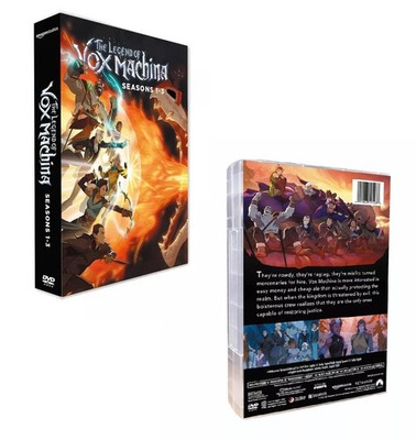 The Legend of Vox Machina: Complete TV Series Season 1-3 (DVD 9-Disc ) region 1