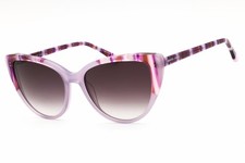 Draper James DJ7045 505 Lilac Striped/Grey Gradient 55-17-140 Sunglasses New ...