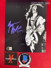 Geezer Butler Black Sabbath autographed signed 8x10 photo Beckett COA Ozzy