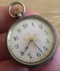 OMEGA SUPERB QUALITY ANTIQUE   SILVER  FOB / POCKET WATCH