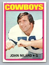 1972 Topps Football John Niland #329 Series 3 (ROOKIE)