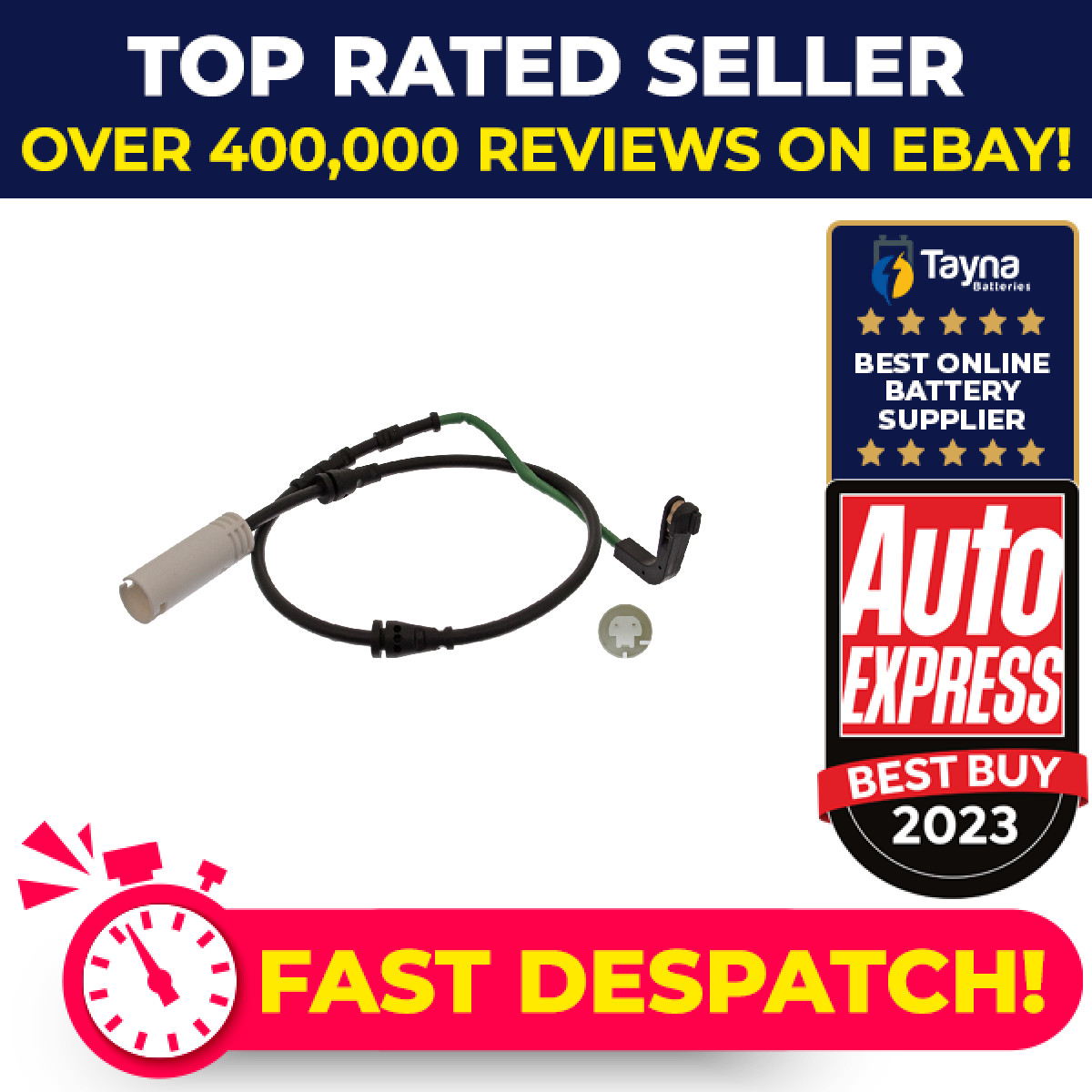 Brake Pad Wear Indicator Sensor Front Left 44335 Febi Warning Contact Wire New