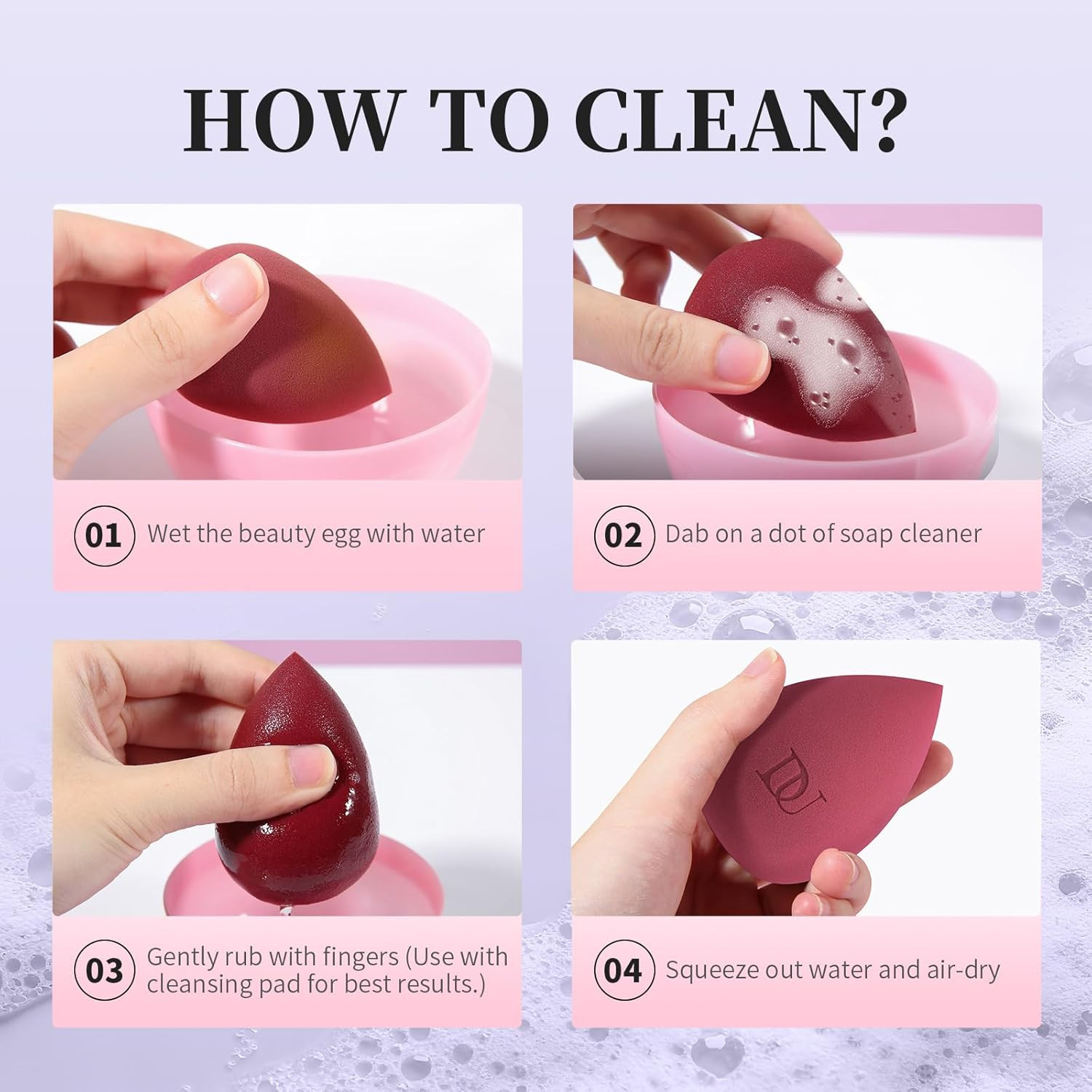 Makeup Brush Cleaner Shampoo Soap Solid Brush Cleaning Mat Removes Cosmetic Colo