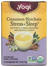 Yogi Cinnamon Horchata Herbal Tea For Stress And Sleep 16 Count Rice Ct