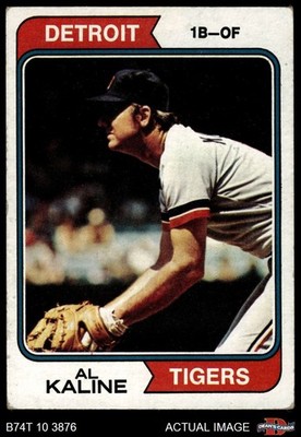 1974 Topps #215 Al Kaline Tigers HOF 2 - GOOD