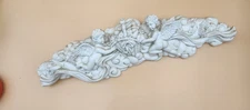 VTG Wangs Cherubs Angels Pediment 3D Wall Relief Sculpture Cherub Angel Wall art