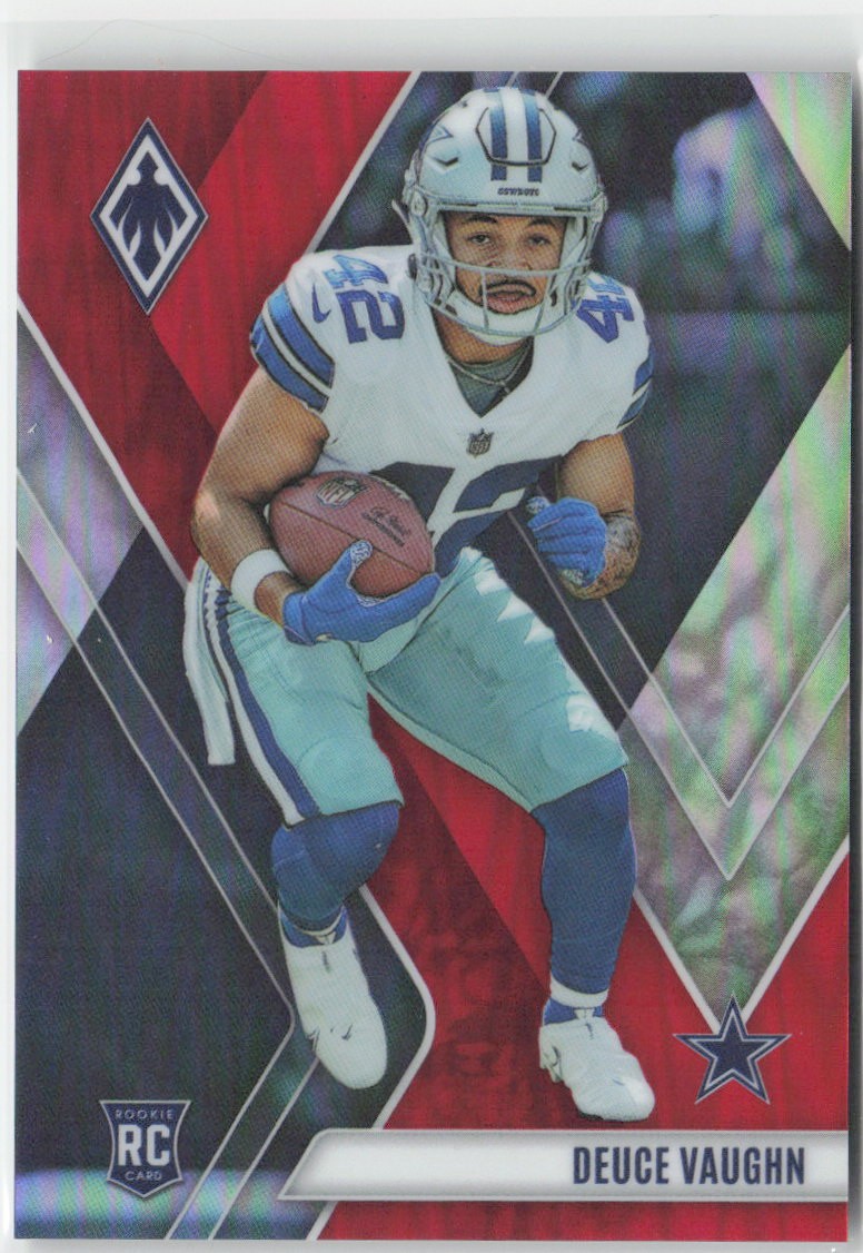 2023 Panini Phoenix #134 Deuce Vaughn Red #/250