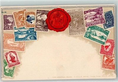 13928608 - Stamp Illustrations Seal New Zealand