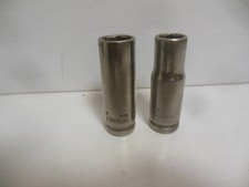 2 Pc. Bonney 10 12mm Socket 6 Point Deep Well Mtlh10 Mtlh12
