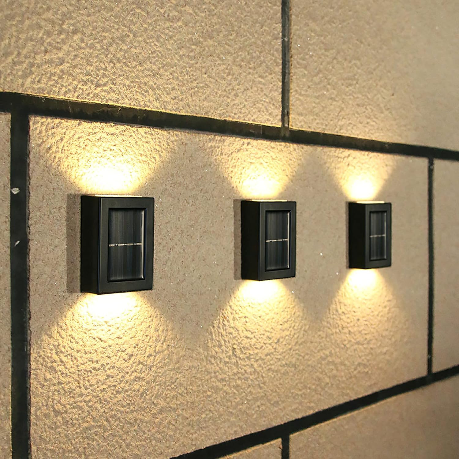 4 Applique Solari Esterno LED - Lampade Design Bidirezionale Impermeabili