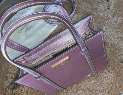 Kate Spade Kenzie Pink Quartz Color Mini Tote Crossbody K1956