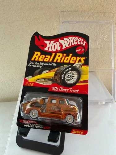 2006 Hot Wheels RLC '50s Chevy Truck W/Case New Red Line Real Riders BC5