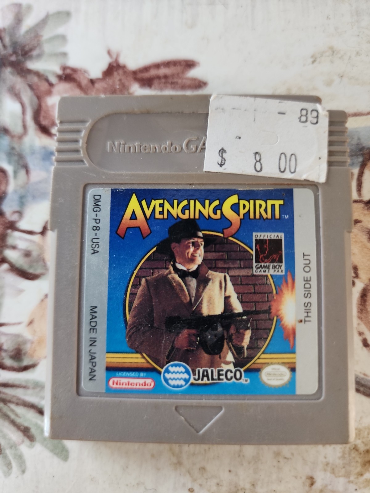 Avenging Spirit Cartridge Only Authentic Nintendo Game Boy DMG-P8-USA 1992