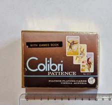 GAMING CARDS HUMMINGBIRDS PATIENCE PIATNIK VIENNA PLAYING CARDS ORIGINAL