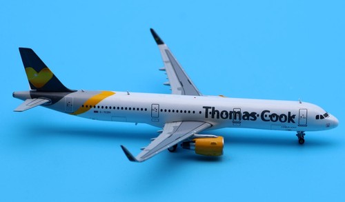 JC Wings 1:400 Thomas Cook Airlines Airbus A321 Diecast Aircraft Model G-TCDH - Picture 5 of 6