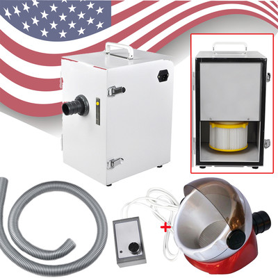 Dental Lab Digital Single-Row Dust Collector Vacuum Cleaner 370W~USA Dental Lab Digital Single-Row Dust Collector Vacuum Cleaner 370W~USA