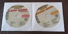 2 CDG KARAOKE DISCS LADY GAGA  BRUNO MARS 2011/2012 FTX 1021/1018 CD G MUSIC CD