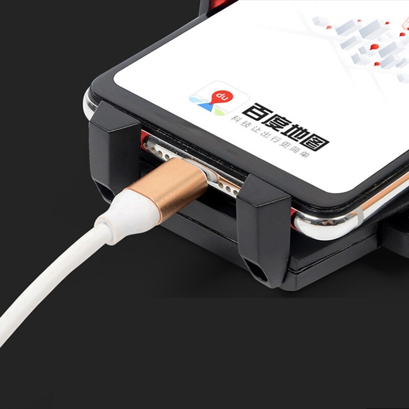 Car Phone Mount Automatic Clamping Suction Cup 360° Rotations-image