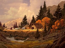 Horses Grazing In The Rockies Mousepad Computer Mouse Pad 7 x 9