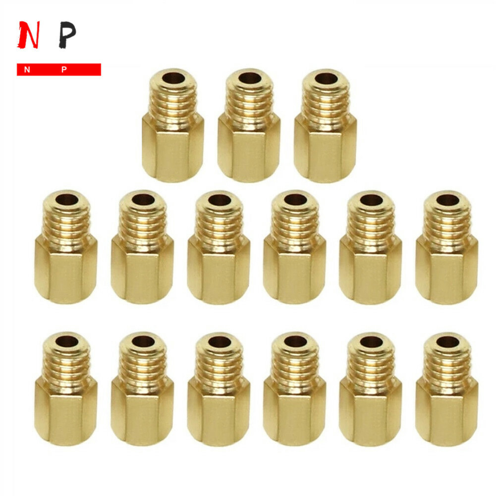 15Pcs/kit Hex Type Main Jets For MIKUNI VM/TM/TMX Carburetor 330