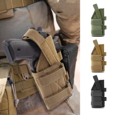 Molle Pistol Holster Adjustable Handgun Holder Pouch Outdoor Tactical Waist Bags