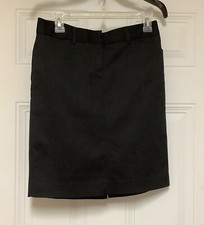 Express Design Studio Women's Black Pencil Skirt Size 2 Lined Pockets
