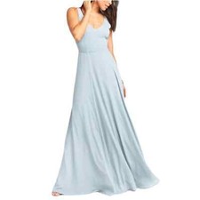 Show me your mumu Jenn silver sage maxi dress