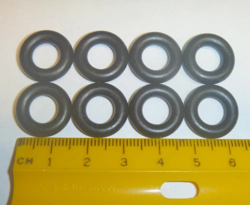 *EIGHT* New Metric 8mm ID x 4mm C/S Viton FKM FPM O-Ring 8x4 Ford Fuel Injector
