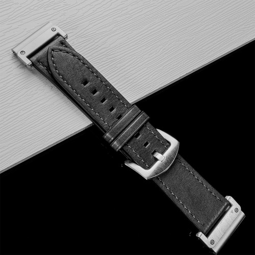 Bracelet cuir Quick Fit 26/22 mm pour Garmin Epix Pro 51 mm 47 mm bracelet Fenix 8 7 7X - Photo 17 sur 23