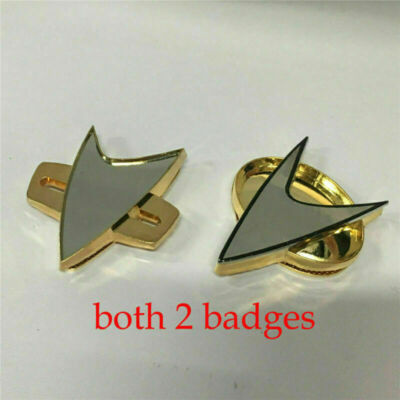 ST TNG The Next Generation Abzeichen Voyager Communicator Magnet Brosche