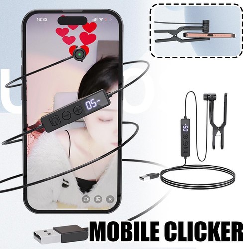 Auto Clicker Device Simulated Finger Clicking Automatic For Deal Shoppin+ U C9E2