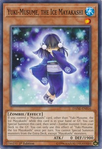 Yuki-Musume, the Ice Mayakashi - DANE-EN016 - Common - 1st Edition x3 - Near Min