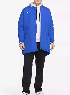 S - Nike Men's Dugout Full Zip Jacket Team Royal Blue White DC8335-493 SZ Small