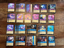Disney Lorcana Sapphire and Amethyst Rare Lot - 45 cards