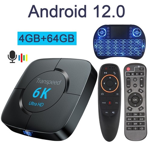 Android TV Box Wifi6 Quad Core Support 8K BT5.0 Voice Media Player Set Top Box - Picture 30 of 31